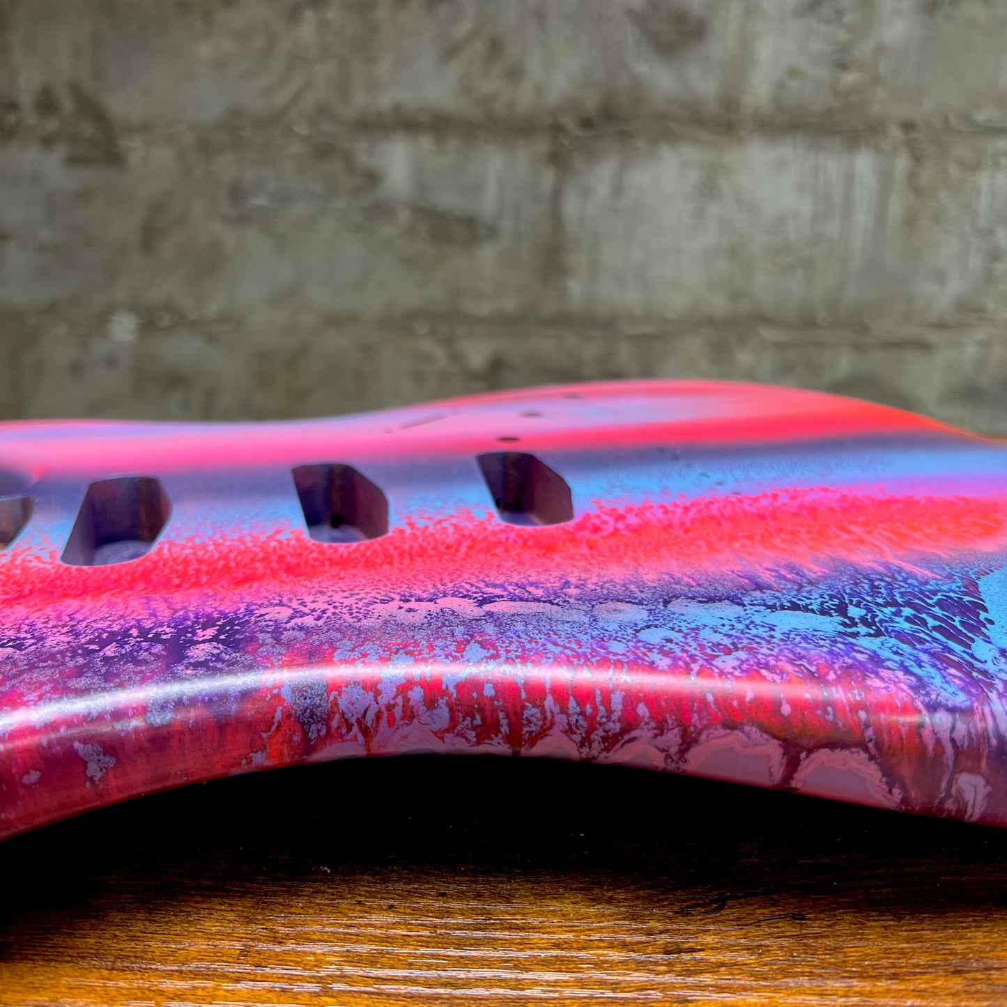 Warmtone Custom Guitars Strat Guitar Body 1 PC Alder “Fish”