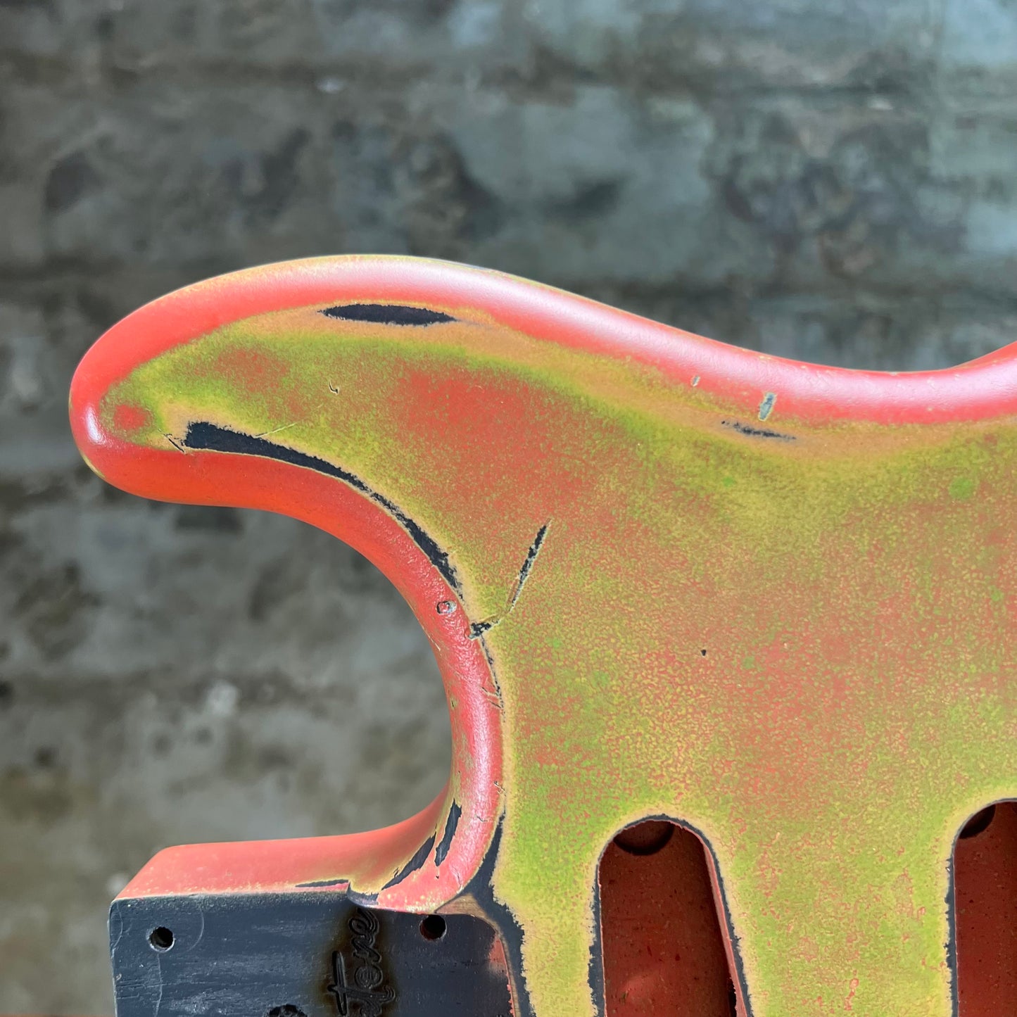 Warmtone CG Hss Strat Style Guitar Body Relic "Faded Pink” Nitro 4.2lbs
