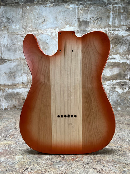 Warmtone Custom Guitars Tele Style Guitar Body “Copper Blue”