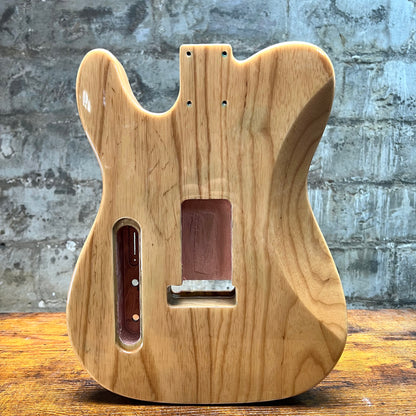 Warmtone CG Burl Telecaster Guitar Body "Dark Leopard” P90 4.8lbs