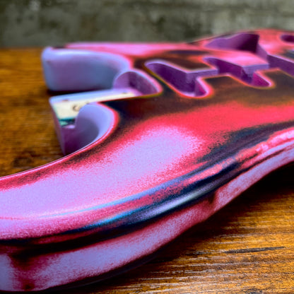 Warmtone Custom Guitars Strat Guitar Body Relic "Purple Madness”