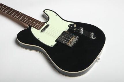 Made To Order Custom Nitrocellulose Lacquer Guitar Paint Job- Black -Ebony