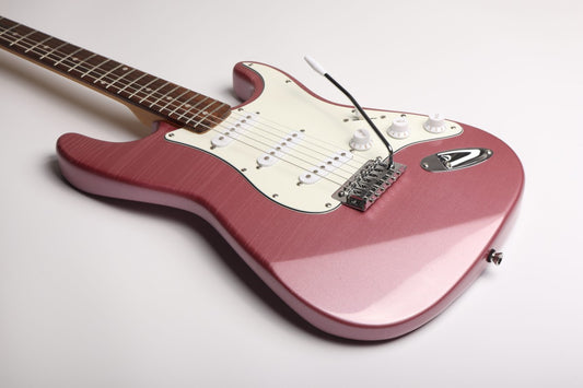 Made To Order Custom Nitrocellulose Lacquer Guitar Paint Job- Burgundy Mist