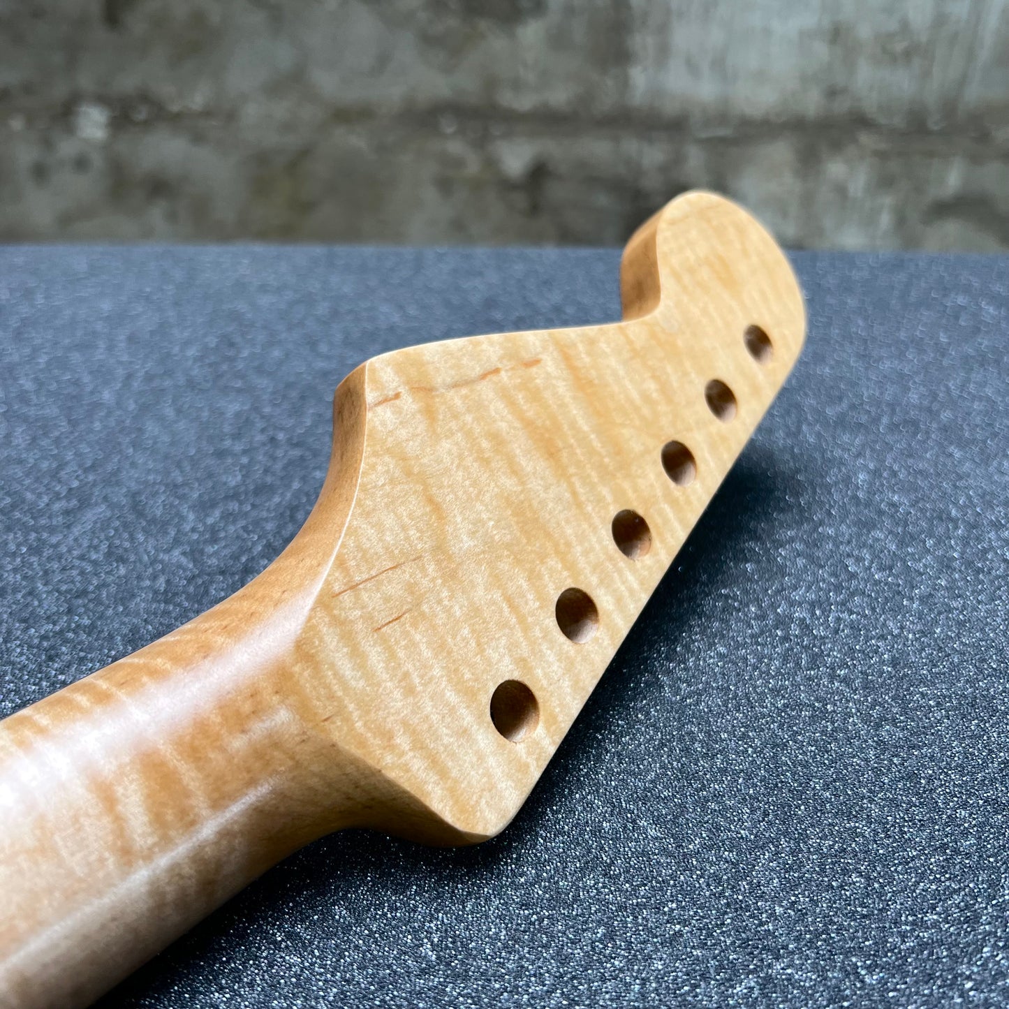 Flamed Maple St Style Neck  Ebony 9.5 Radius #40