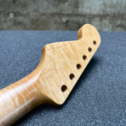 Flamed Maple St Style Neck  Ebony 9.5 Radius #40