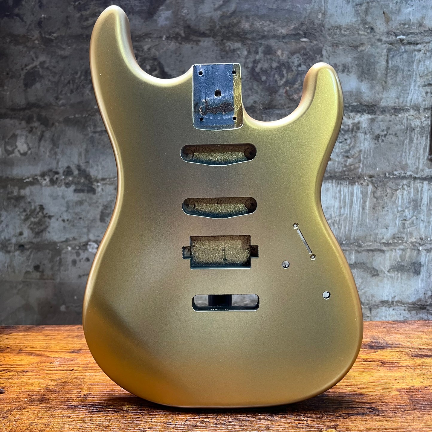 Warmtone Custom Guitars HSS Strat Guitar Body “Golden Burst”