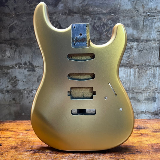 Warmtone Custom Guitars HSS Strat Guitar Body “Golden Burst”