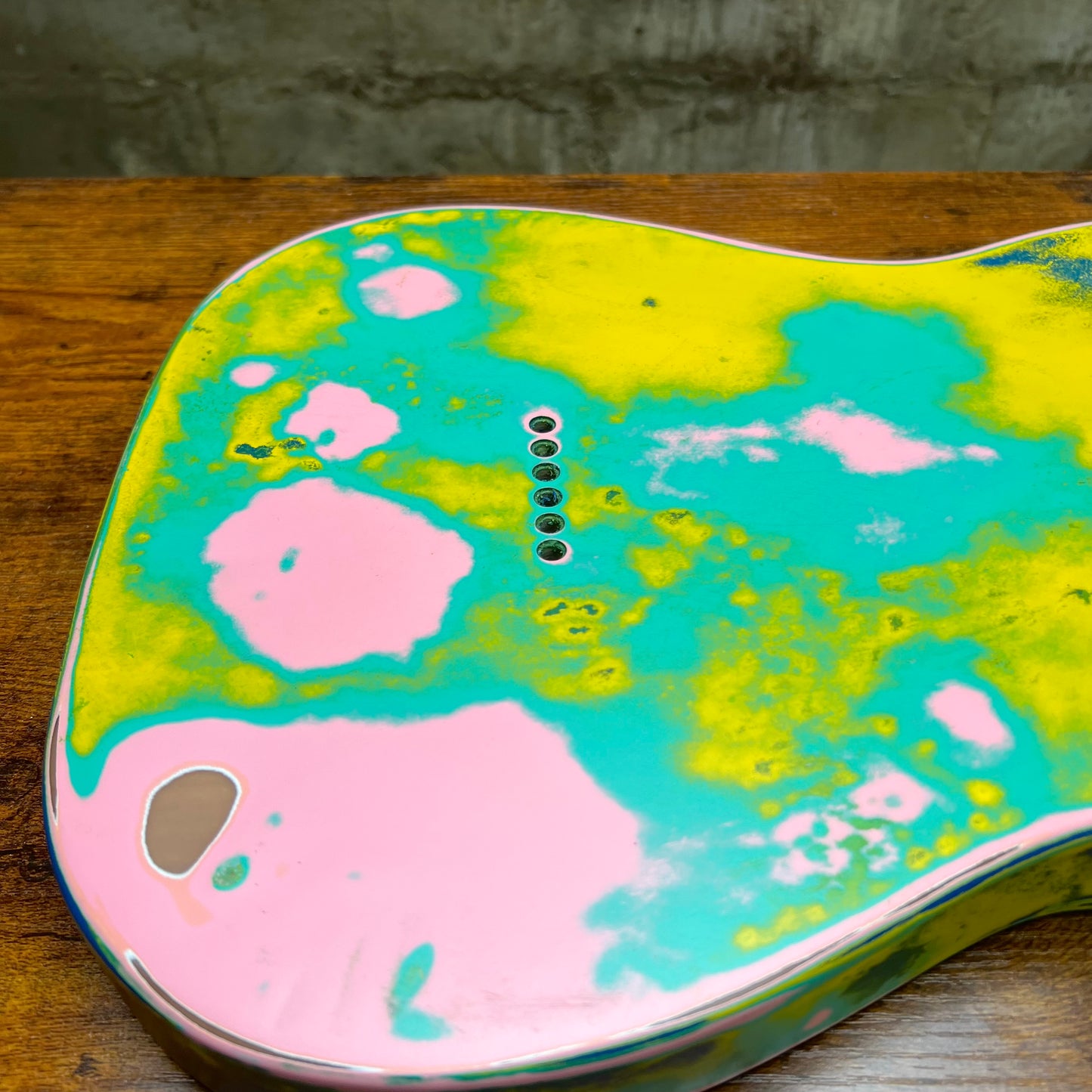 Warmtone Custom Guitars Relic Tele Style Guitar Body “Just Wild”