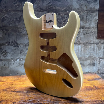 Warmtone CG 1 Piece Alder Strat Guitar Body “Desert Sand”