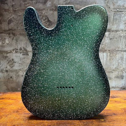 Warmtone Custom Guitars Telecaster Guitar Body "Olive Sparkle"
