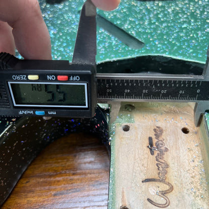 Warmtone Custom Guitars Telecaster Guitar Body "Olive Sparkle"