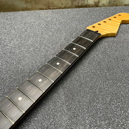 Flamed Maple St Style Neck Nitro Ebony 9.5 Radius   #39