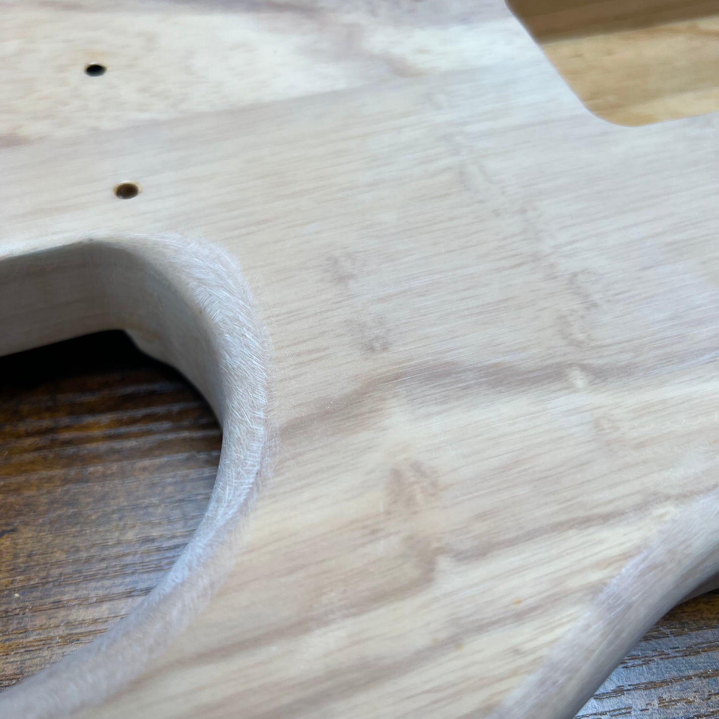 DIY Swamp Ash SSS Strat Body Primed Ready For Solid Color Paint READ DESCRIPTION