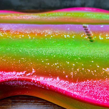 Warmtone Custom Guitars Telecaster Guitar Body "Garden"