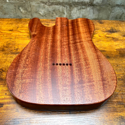 Warmtone Custom Guitars Burl Epoxy Resin Tele Body “Ancient River”