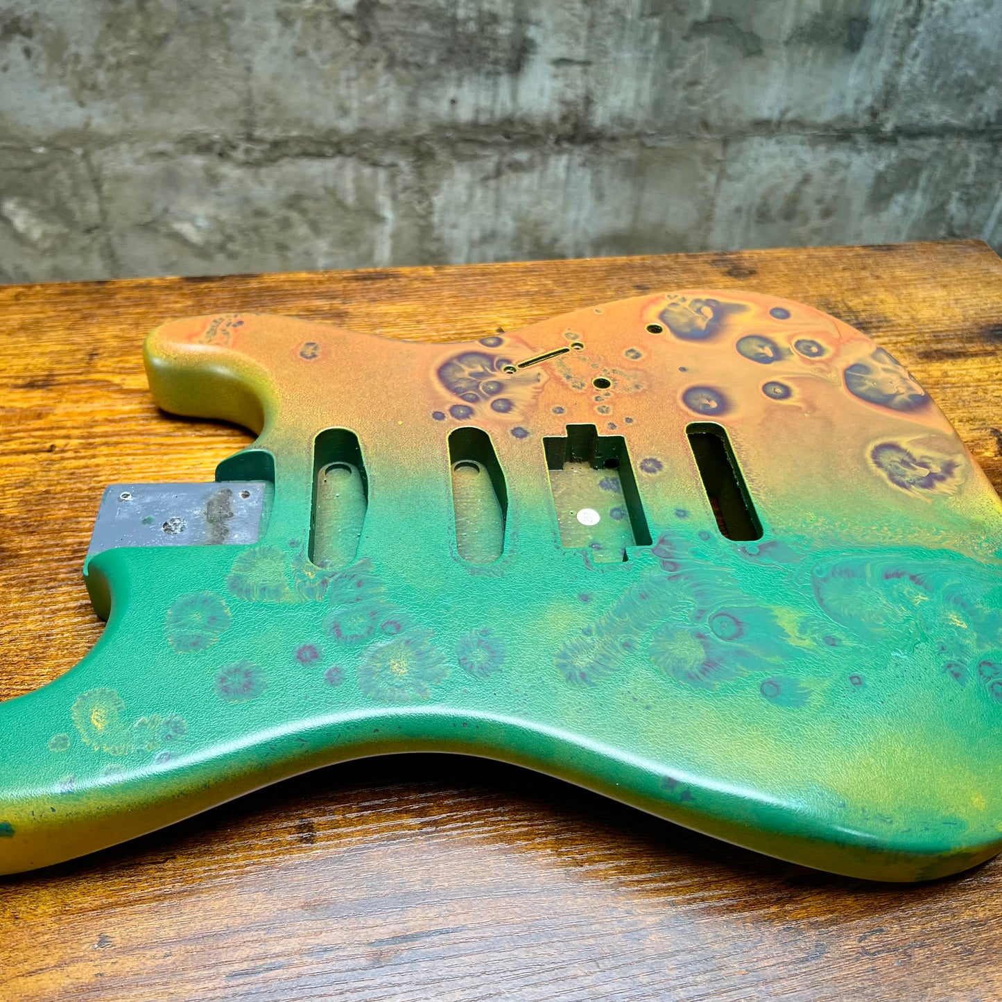 Warmtone Custom Guitars Strat Style Guitar Body “Growths” 4.6 lbs