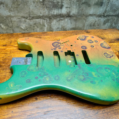 Warmtone Custom Guitars Strat Style Guitar Body “Growths” 4.6 lbs