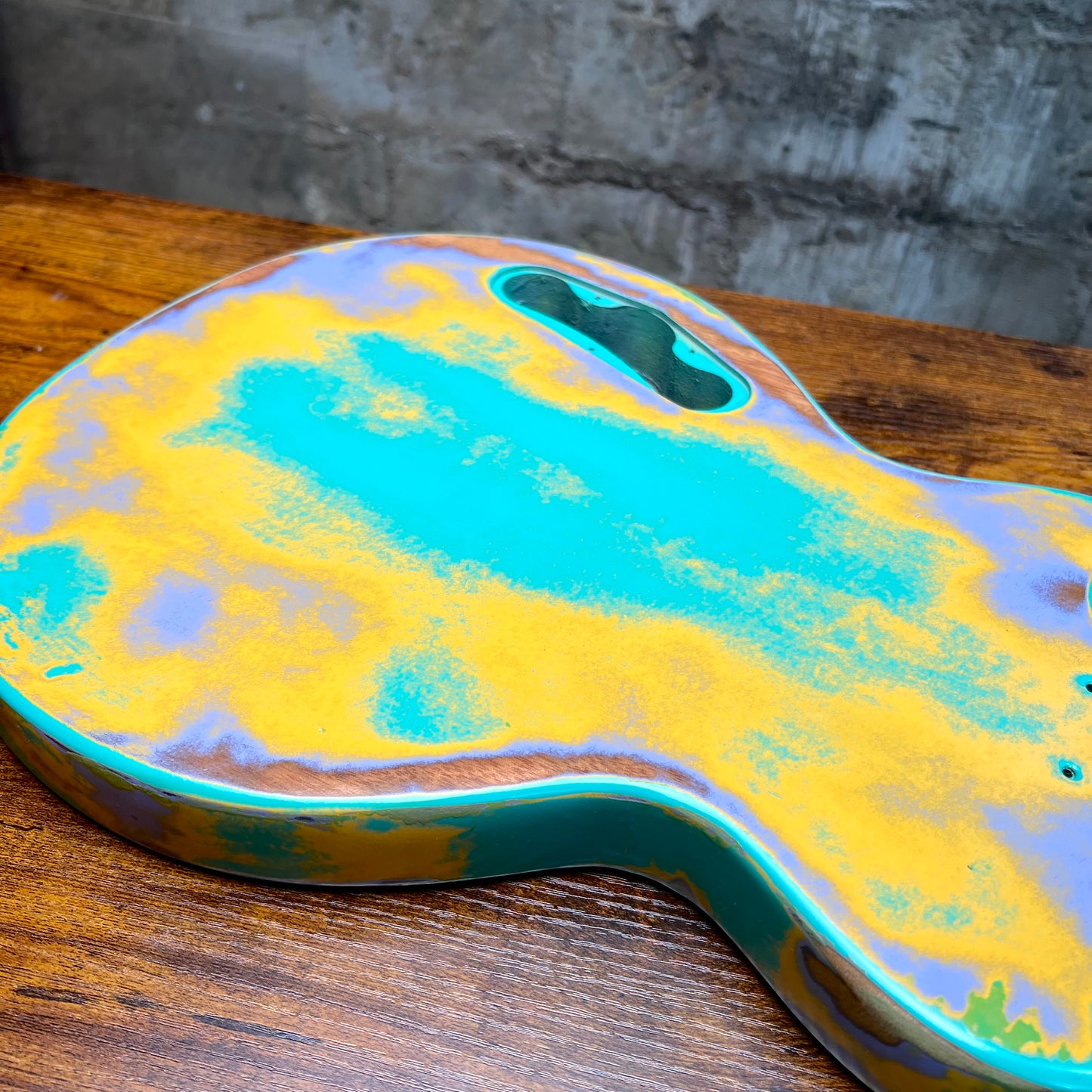 Warmtone CG  LP Guitar Body Relic "Funky” Nitro 3.3lbs