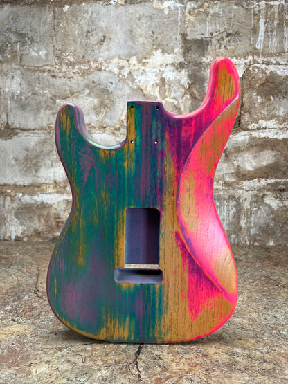 Warmtone Custom Guitars Strat Style Guitar Body Relic “Colors”