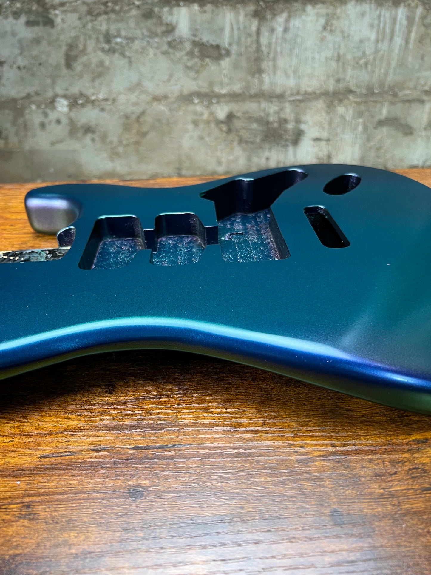 Warmtone CG HHH Strat Body “Blue Green Purple Color Shift”