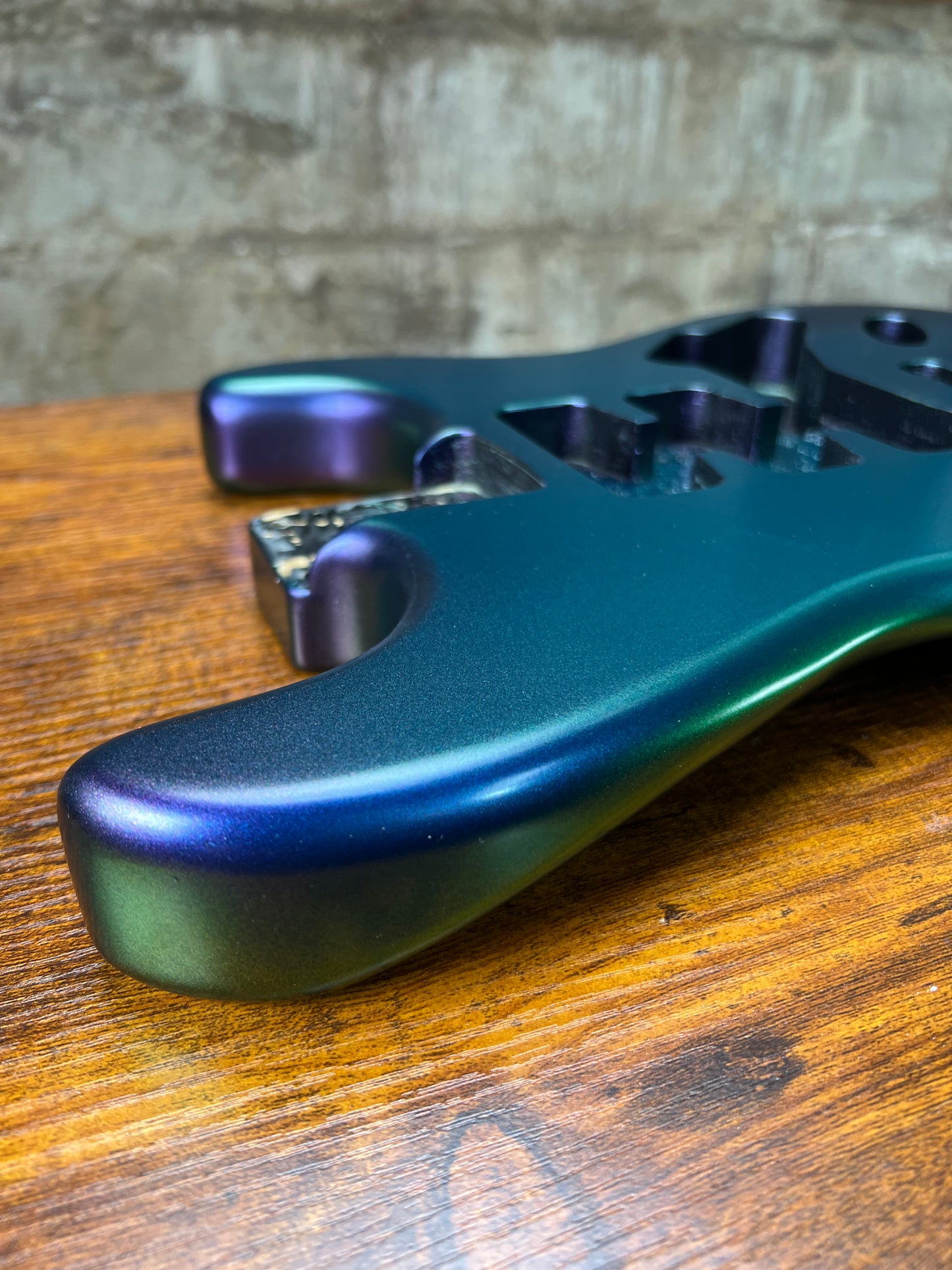 Warmtone CG HHH Strat Body “Blue Green Purple Color Shift”