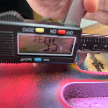 Warmtone Custom Guitars Strat Guitar Body Relic "Purple Madness”