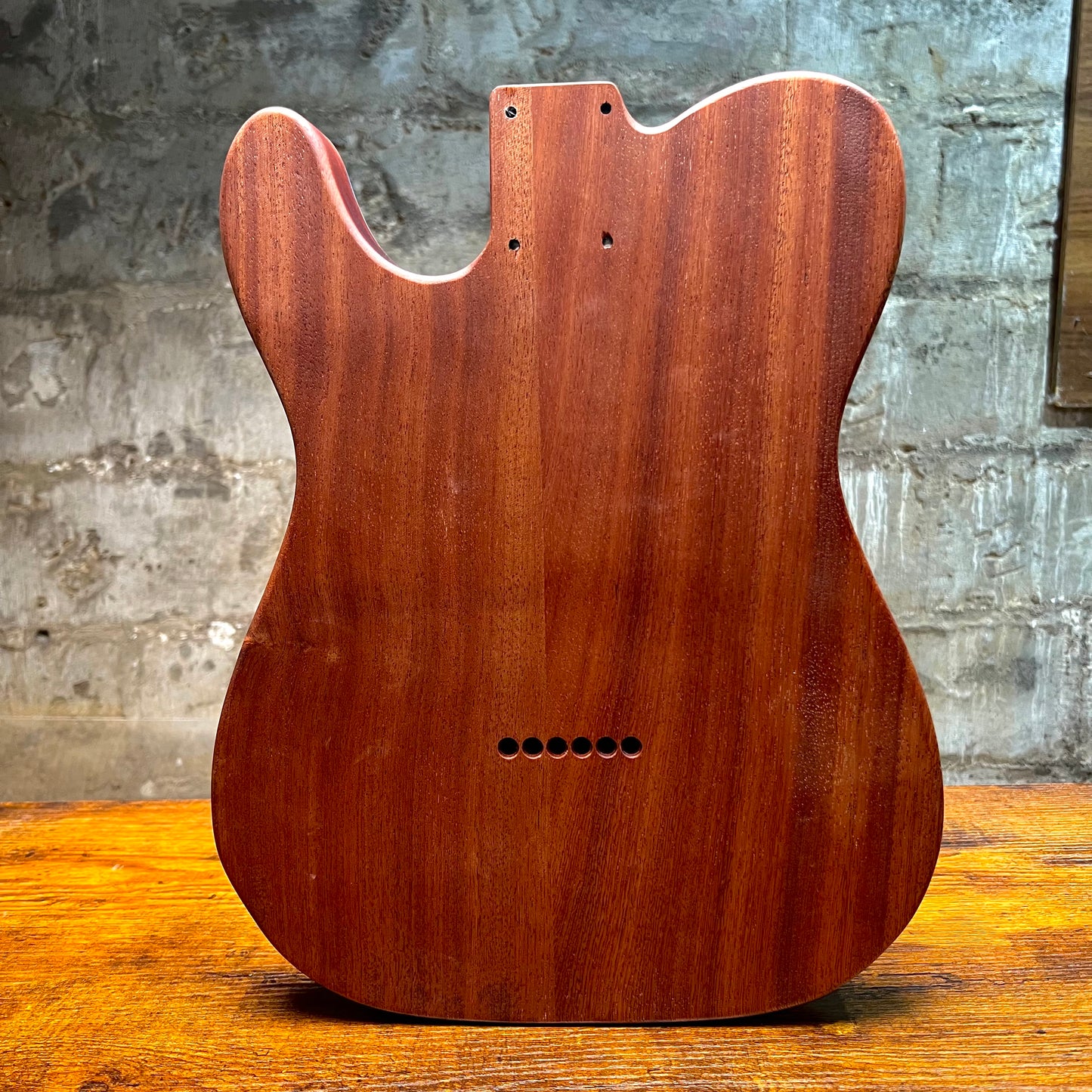 Warmtone Custom Guitars Burl Epoxy Resin Tele Body “Wood Sky”