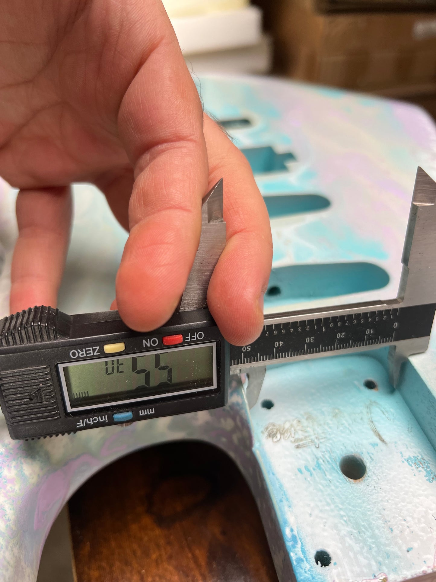 Warmtone Custom Guitars HSS Strat Guitar Body “Swirls”