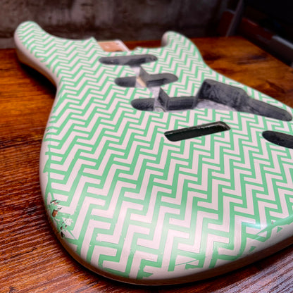 Warmtone Custom Guitars Strat Guitar Body “Design Relic” Nitro