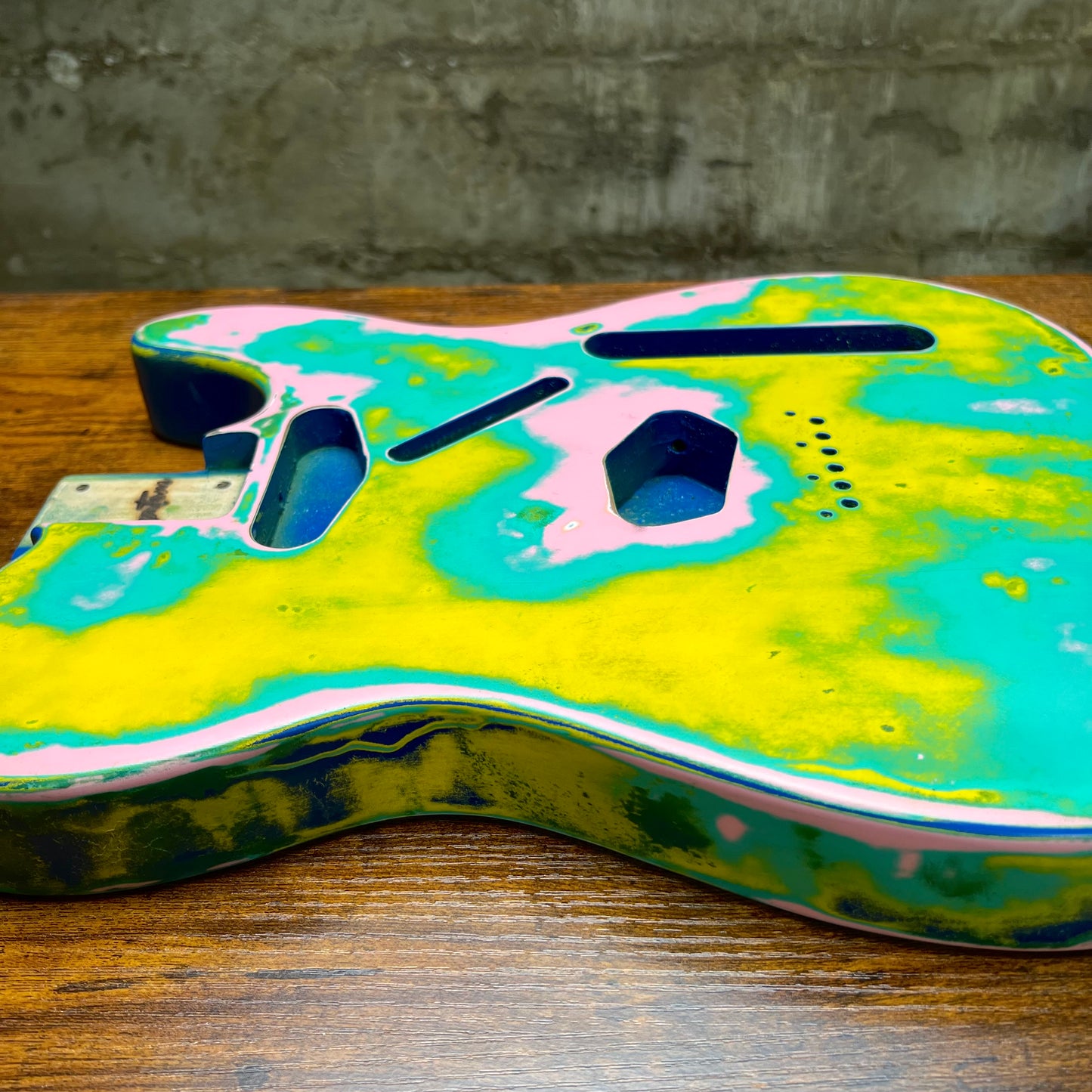 Warmtone Custom Guitars Relic Tele Style Guitar Body “Just Wild”