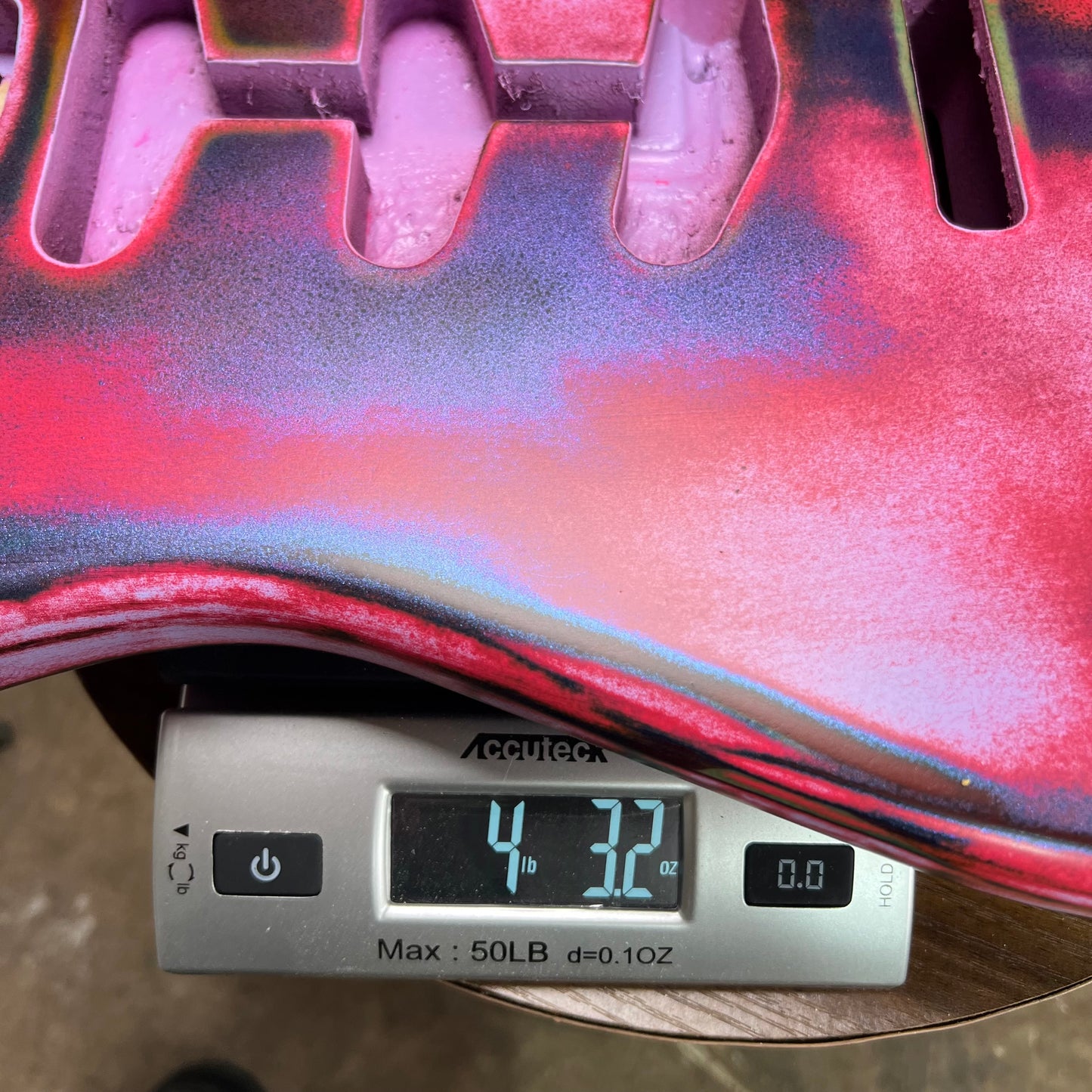 Warmtone Custom Guitars Strat Guitar Body Relic "Purple Madness”