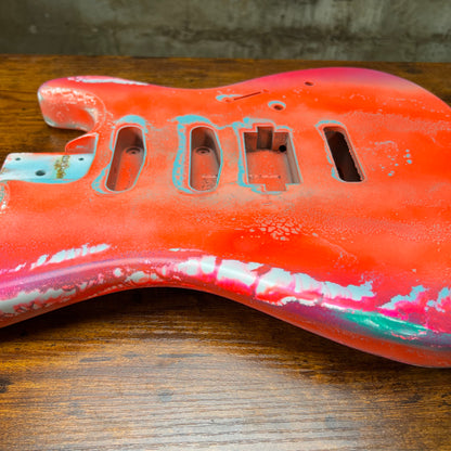 Warmtone Custom Guitars Strat Guitar Body “Bahamas Relic”