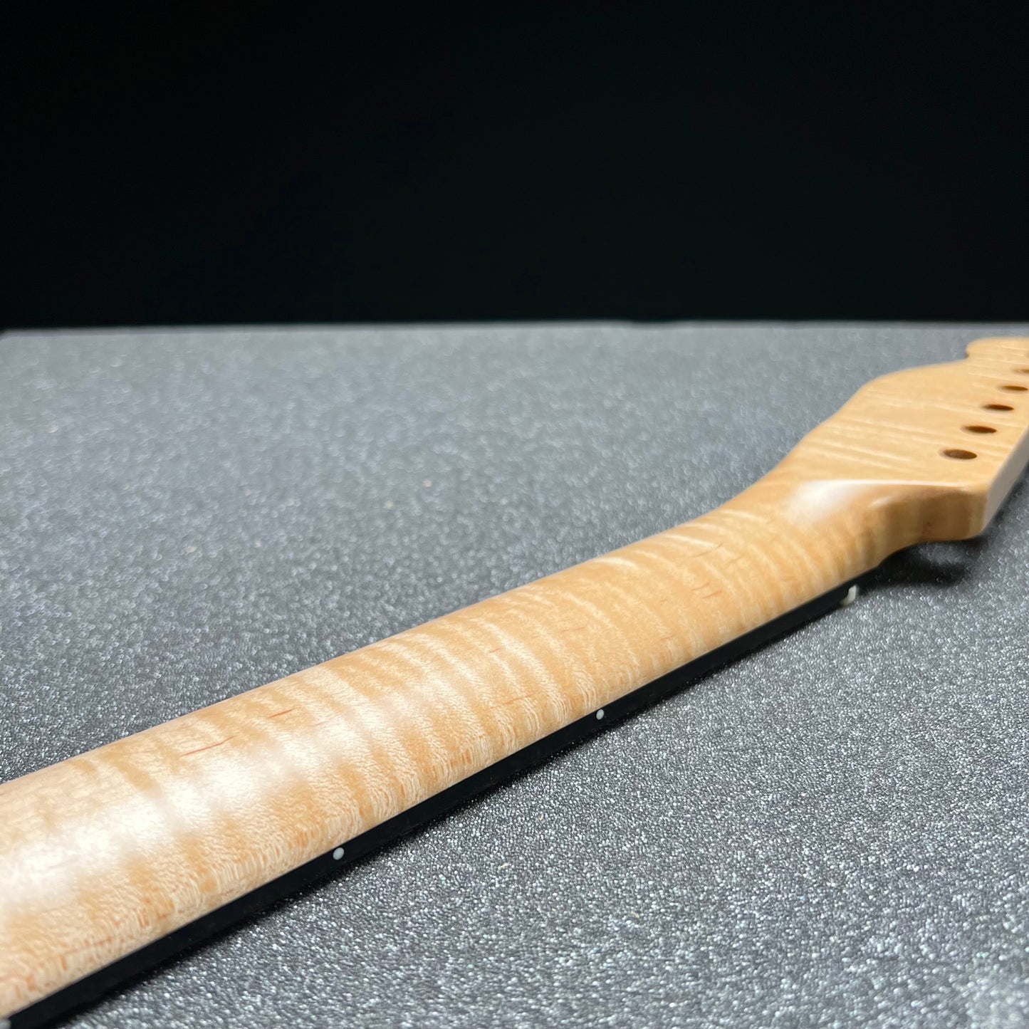 Flamed Maple Tele Style Neck /Ebony Stainless Frets #38