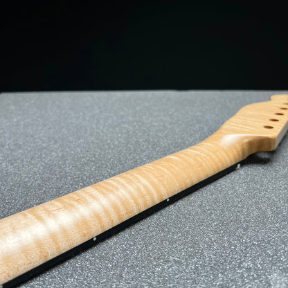 Flamed Maple Tele Style Neck /Ebony Stainless Frets #38