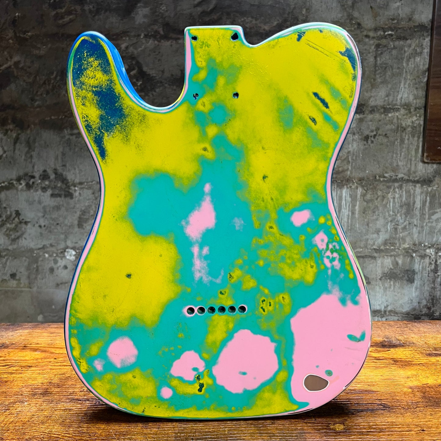 Warmtone Custom Guitars Relic Tele Style Guitar Body “Just Wild”