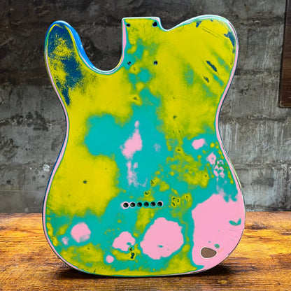 Warmtone Custom Guitars Relic Tele Style Guitar Body “Just Wild”