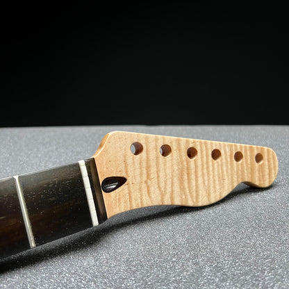 Flamed Maple Tele Style Neck /Ebony Stainless Frets #38
