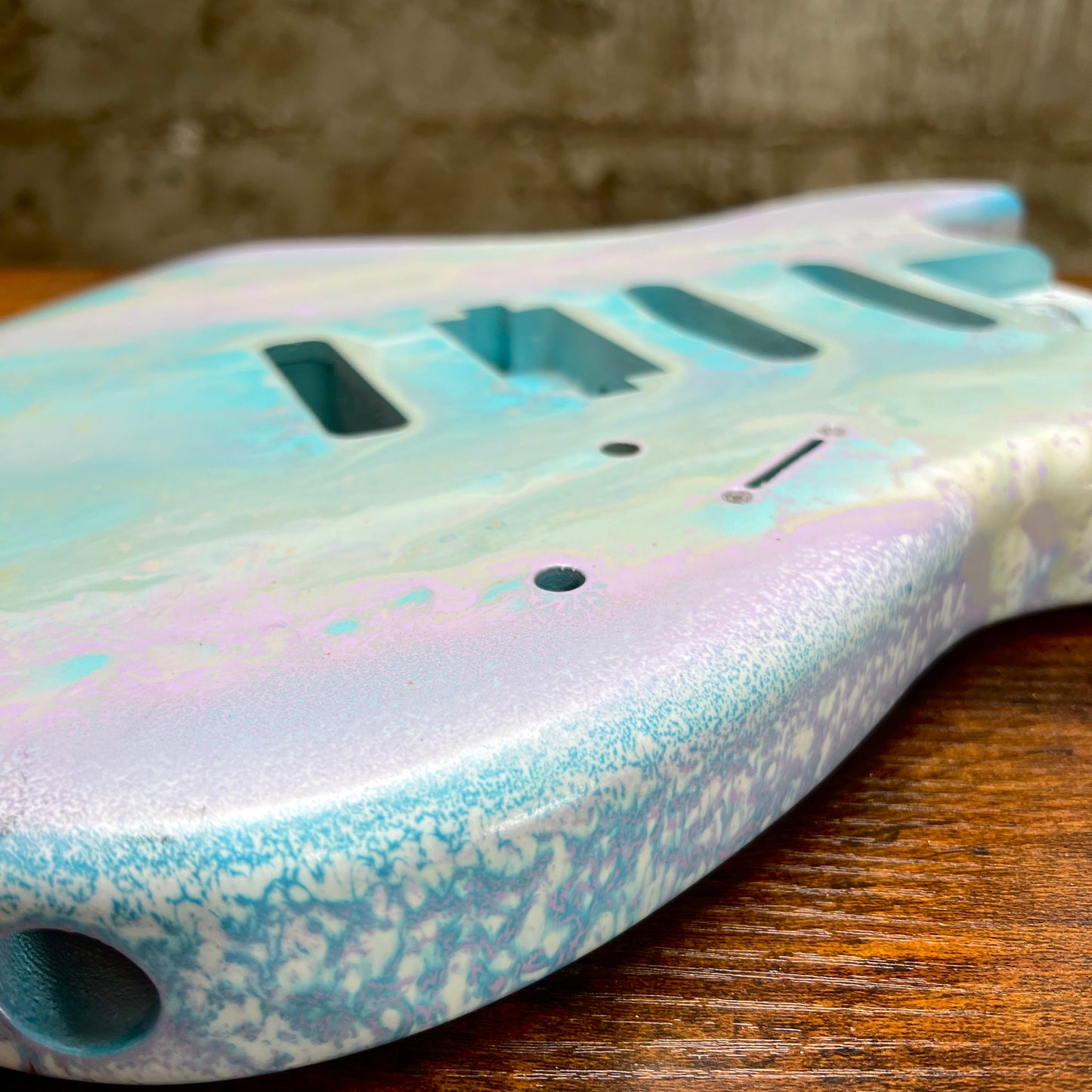 Warmtone Custom Guitars HSS Strat Guitar Body “Swirls”