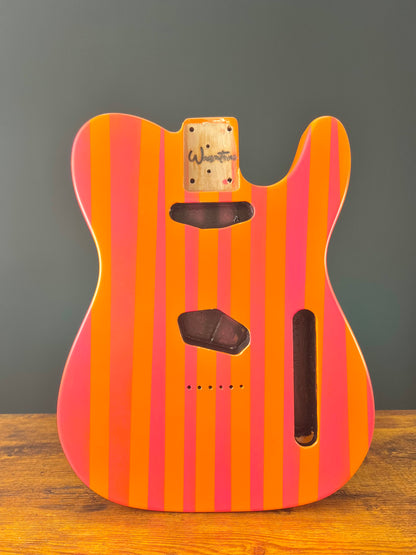 Warmtone Custom Guitars Tele Style Guitar Body “Referee”