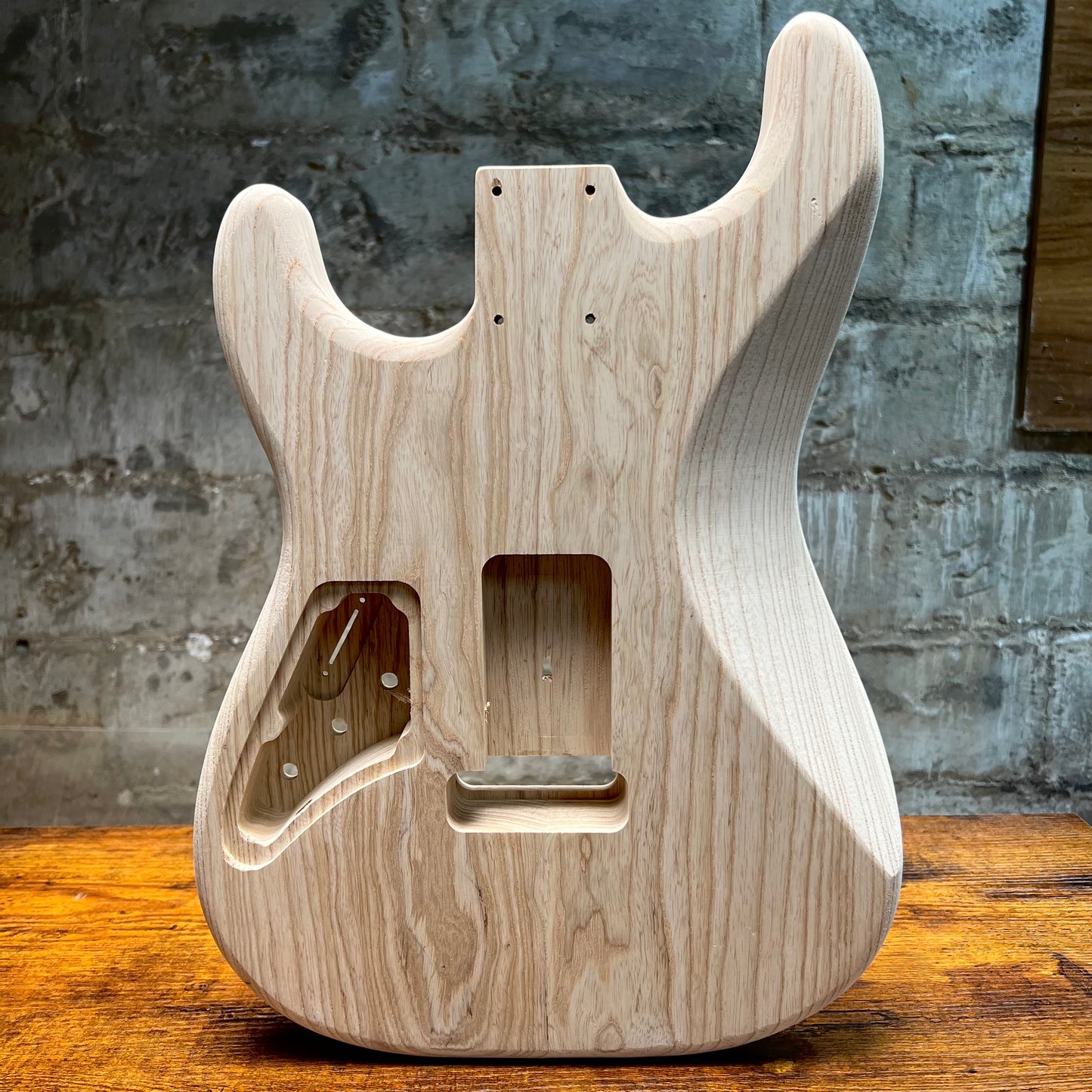 SSS Strat Style Swamp Ash Guitar Body Rear Route SEE DESCRIPTION! Unfinished