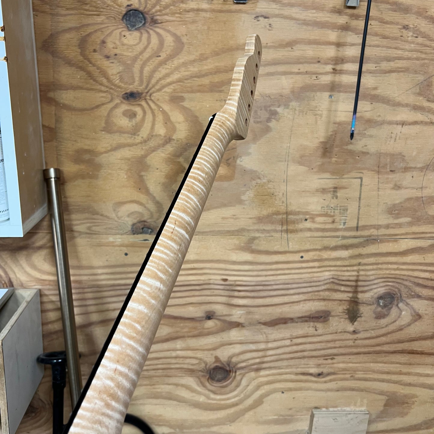 Flamed Maple Tele Style Neck /Ebony Stainless Frets #38