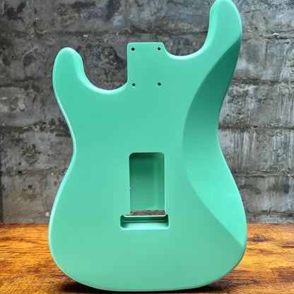 Warmtone CG Strat Guitar Body “Satin Surf Green” Ash