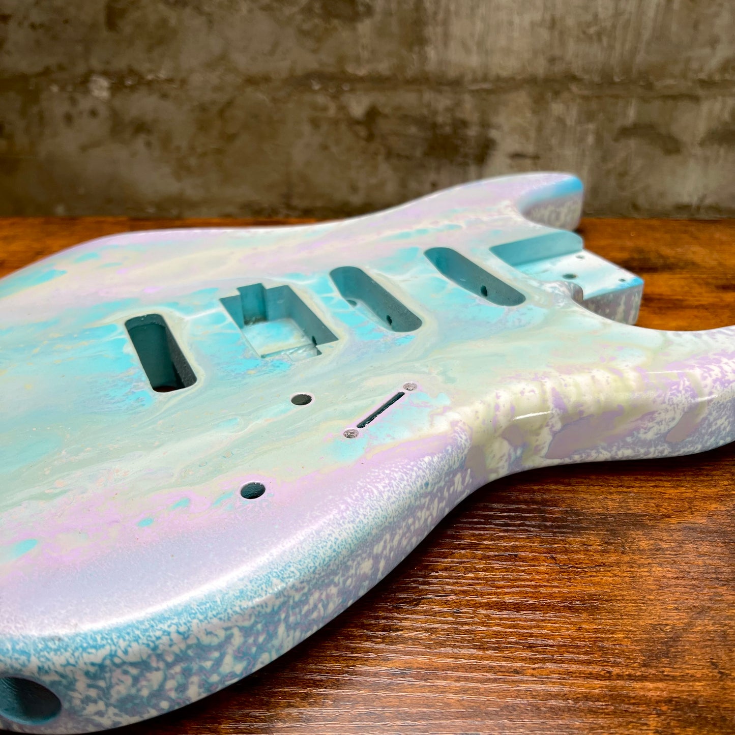 Warmtone Custom Guitars HSS Strat Guitar Body “Swirls”
