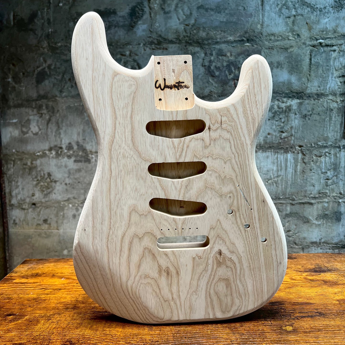 SSS Strat Style Swamp Ash Guitar Body Rear Route SEE DESCRIPTION! Unfinished