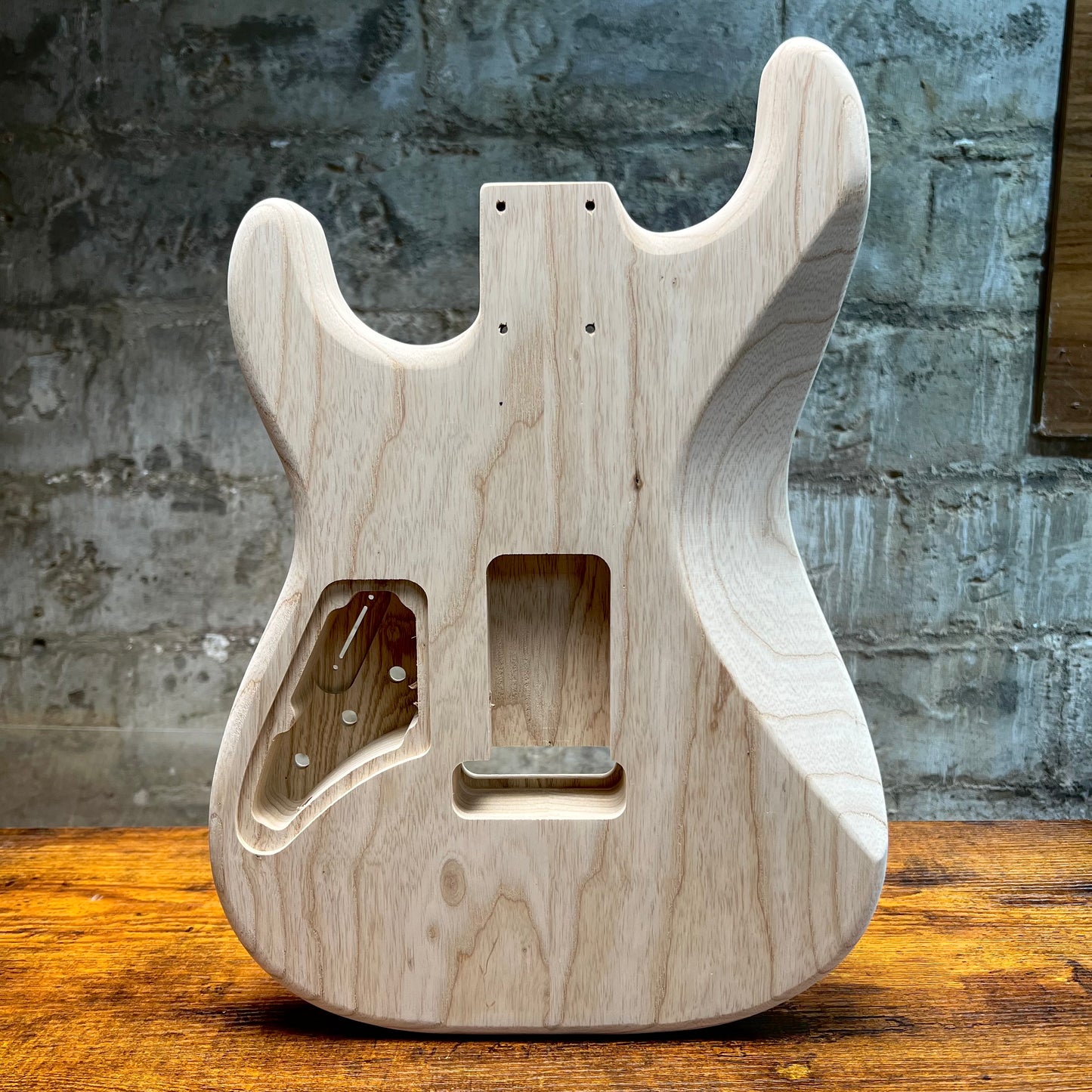 SSS Strat Style Swamp Ash Guitar Body Rear Route SEE DESCRIPTION! Unfinished