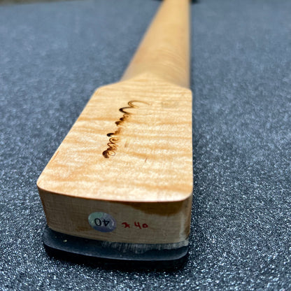 Flamed Maple St Style Neck  Ebony 9.5 Radius #40