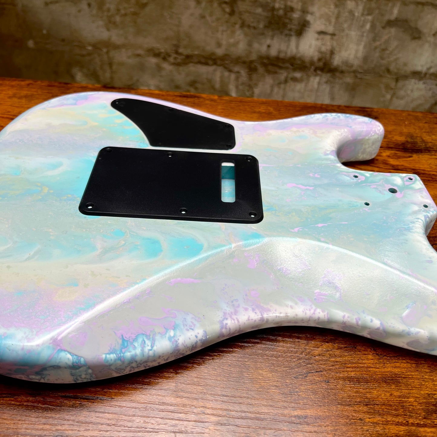 Warmtone Custom Guitars HSS Strat Guitar Body “Swirls”