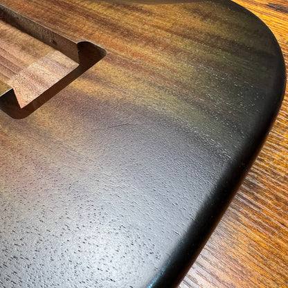 Warmtone CG Hss Strat Style Guitar Body Flamed Maple “Jade” Nitro
