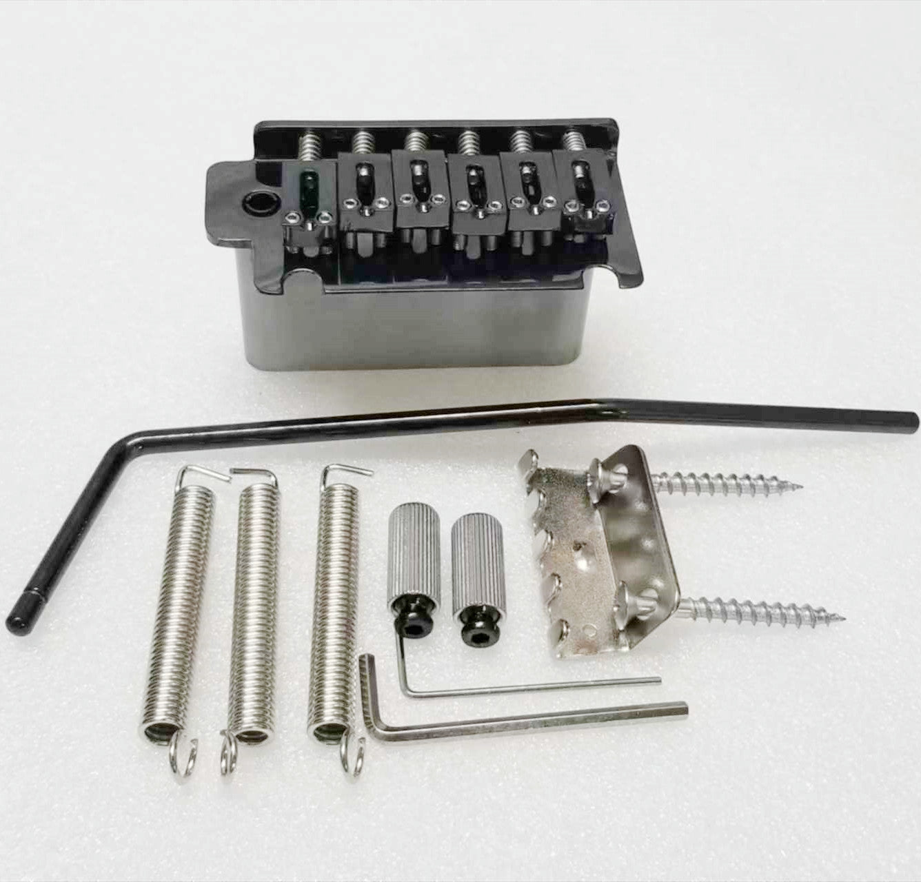 M1143-02 Tremolo Bridge Black 2 Pivot 52.5mm