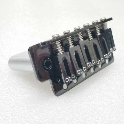 M1147-02 Tremolo Black 6-Point Fixed Bridge. 52.5mm String Spacing